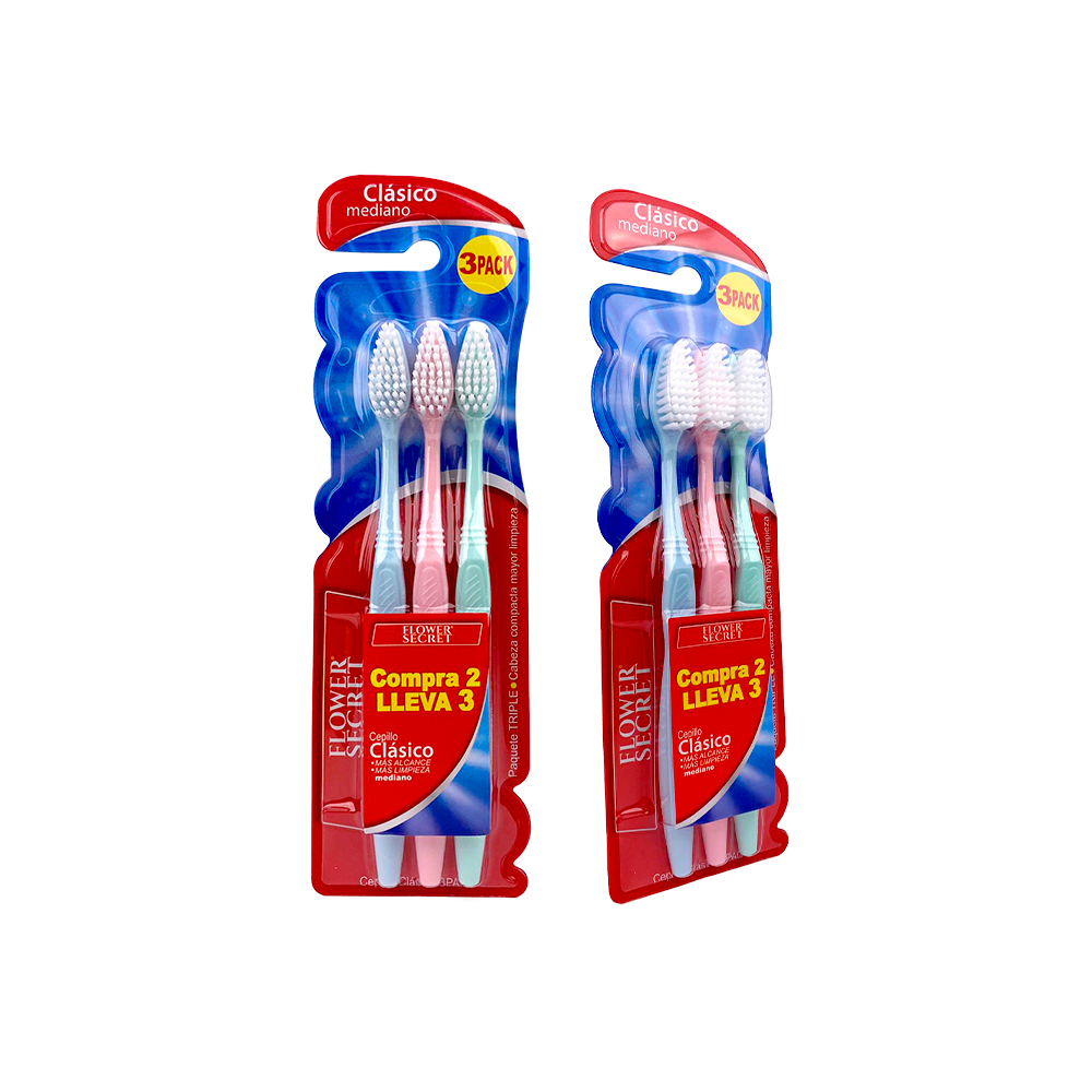 Pack 3 Cepillos de Dientes