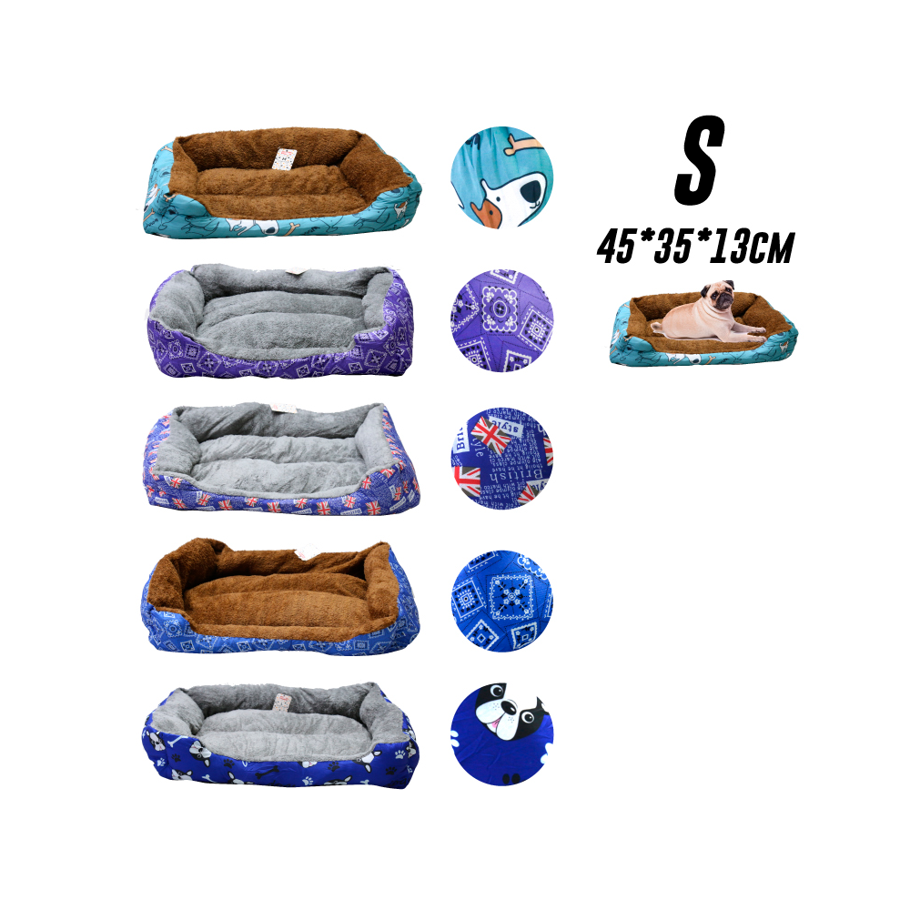 Cama Cojín Afelpada para Mascotas - Talla S