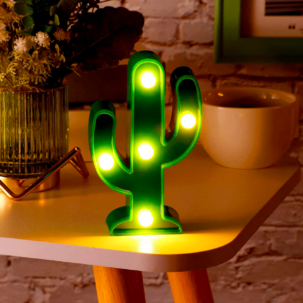 Luz LED a Pila - Cactus