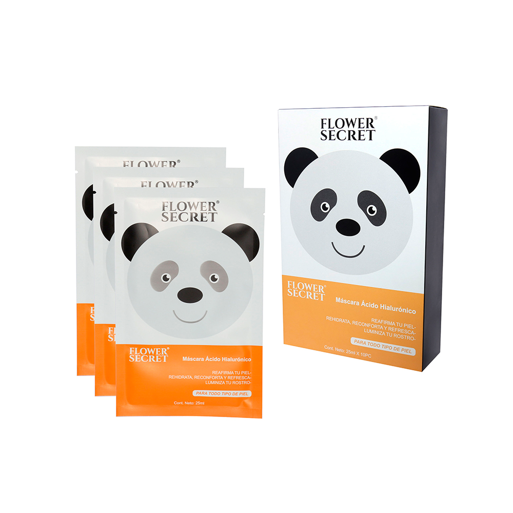 Mascarilla Facial Hidratante Oso Panda