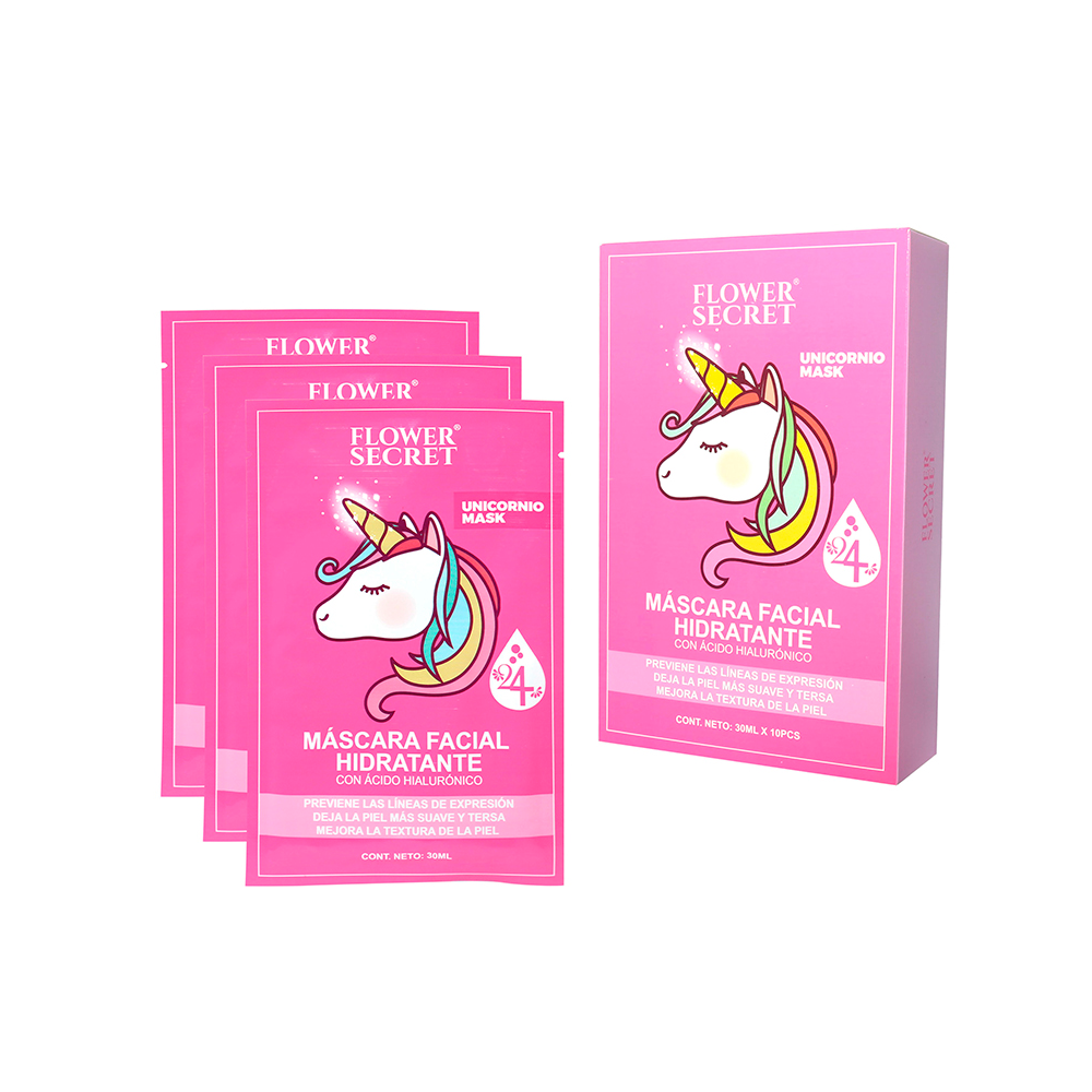 Mascarilla Facial Hidratante Unicornio