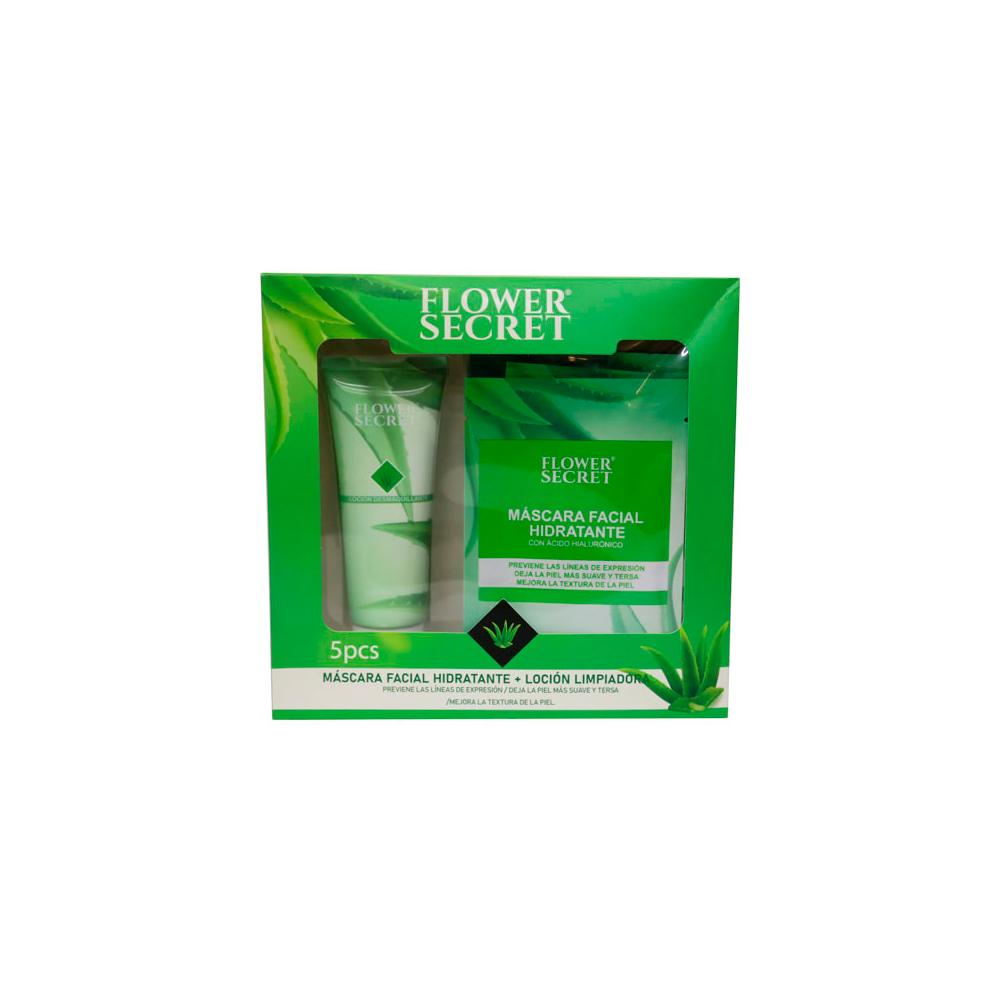 Set de Mascarilla de Aloe Vera y Limpiador Facial