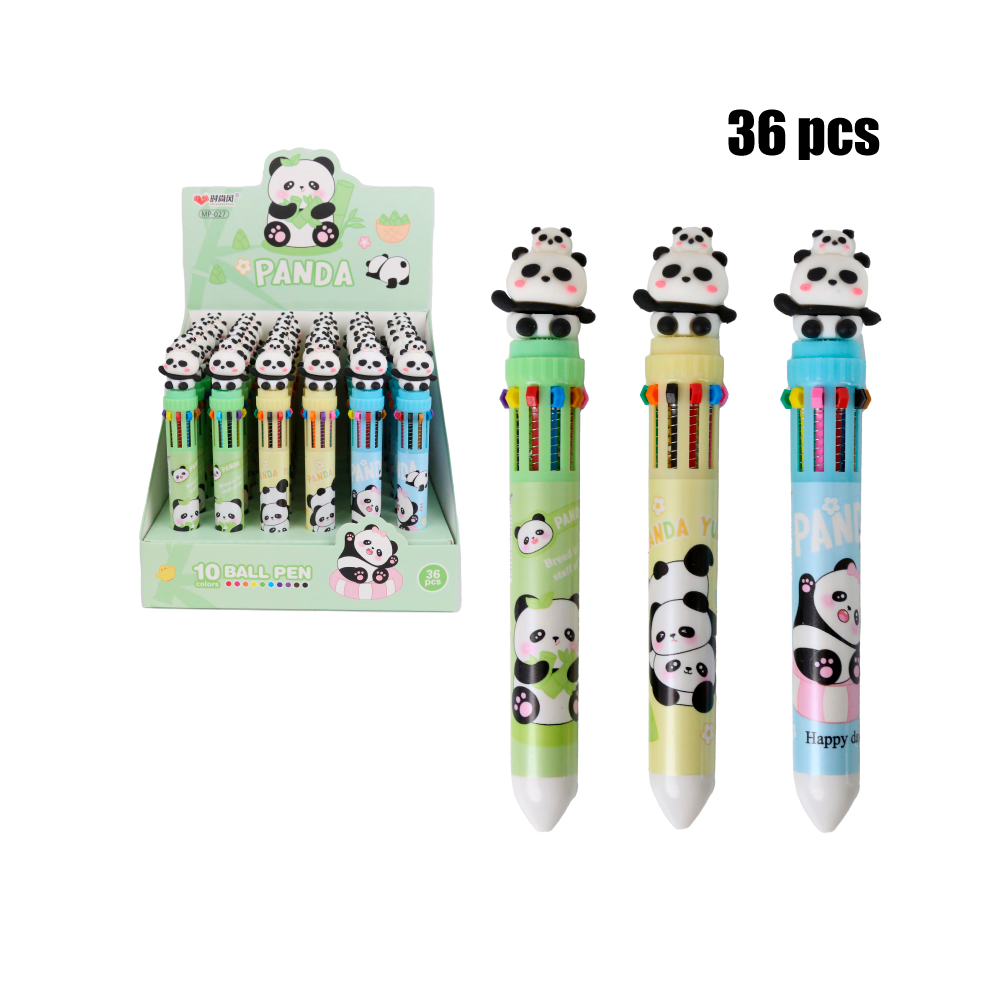 Boligrafo 10 Colores - Pandas