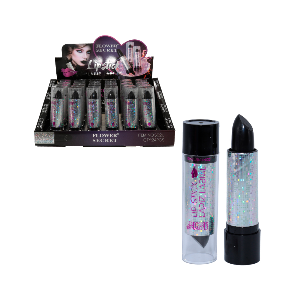 Lapiz Labial Negro Brillante