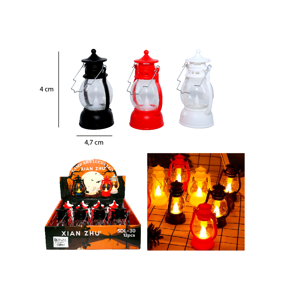 Vela LED a Pilas - Farol Halloween