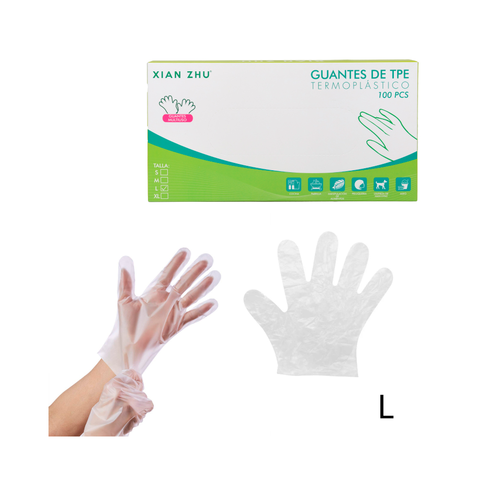 Guantes de TPE Termoplasticos Talla L